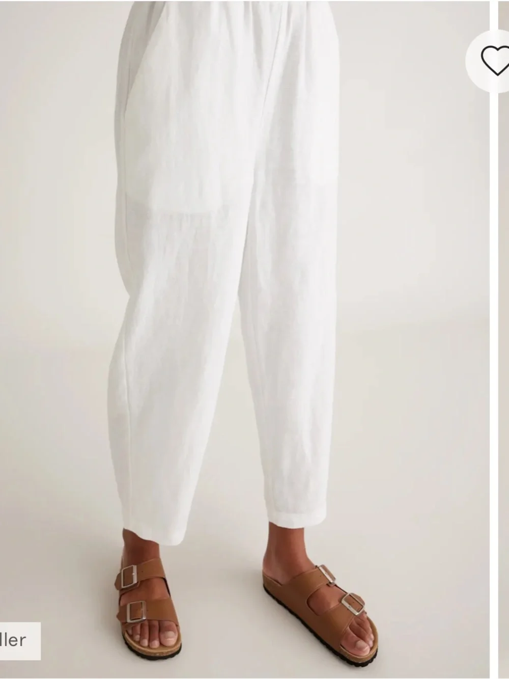 Quince 100% European Linen Pants White Size Large